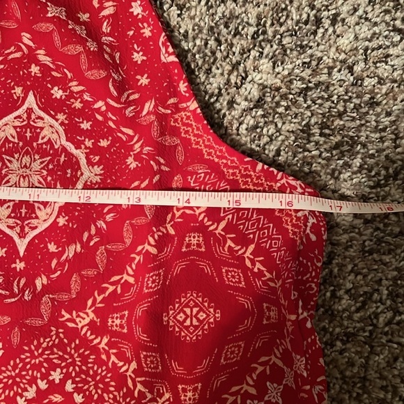 NWT Red halter blouse. - Picture 3 of 8